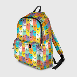 Рюкзак 3D Разноцветные Мультяшные Котики