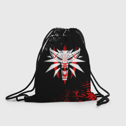 Рюкзак-мешок 3D Символ Ведьмака: волк logobombing