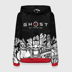 Женская толстовка 3D Ghost of Tsushima dragon на спине