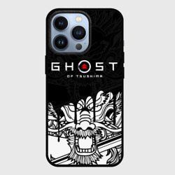 Чехол для iPhone 13 Pro Ghost of Tsushima dragon на спине