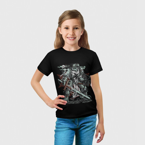 Детская футболка 3D Десантник Вархаммер 40к, цвет 3D печать - фото 5