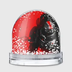 Игрушка Снежный шар Чёрный десантник