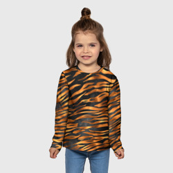 Детский лонгслив 3D В шкуре тигра - фото 2