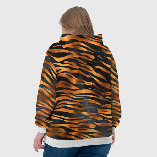 Женская толстовка 3D В шкуре тигра, цвет 3D печать - фото 7