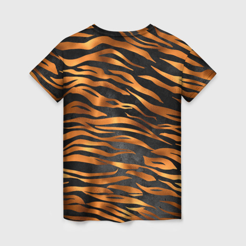 Женская футболка 3D В шкуре тигра, цвет 3D печать - фото 2