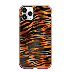 Чехол для iPhone 11 Pro Max матовый В шкуре тигра