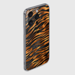 Чехол для iPhone 15 Pro Max силиконовый с защитой камеры В шкуре тигра - фото 2