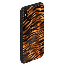 Чехол для iPhone XS Max матовый В шкуре тигра - фото 2