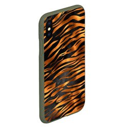 Чехол для iPhone XS Max матовый В шкуре тигра - фото 2