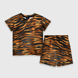 Детский костюм с шортами 3D В шкуре тигра