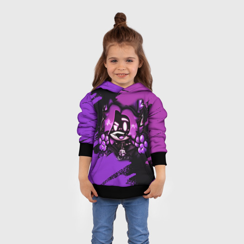 Детская толстовка 3D с принтом Murder Drones Uzi - Дроны убийцы, вид сбоку #3