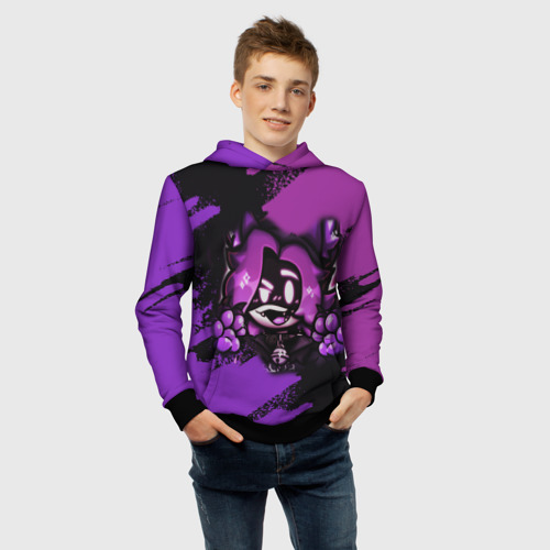 Детская толстовка 3D с принтом Murder Drones Uzi - Дроны убийцы, фото #4