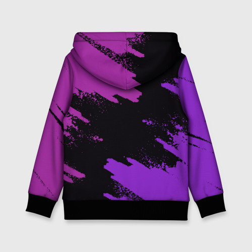 Детская толстовка 3D с принтом Murder Drones Uzi - Дроны убийцы, вид сзади #1