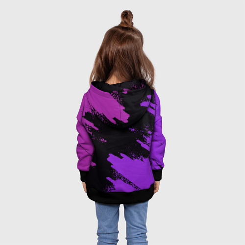 Детская толстовка 3D с принтом Murder Drones Uzi - Дроны убийцы, вид сзади #2