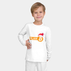 Детская пижама с лонгсливом хлопок Bitcoin new year - фото 2