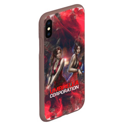 Чехол для iPhone XS Max матовый Umbrella Corp Амбрелла Корп Resident evil - фото 2