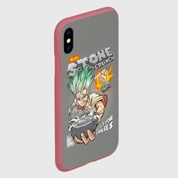 Чехол для iPhone XS Max матовый Senkuu stone crunch - фото 2