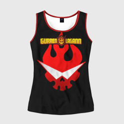 Женская майка 3D Логотип Гуррен - Лаганн