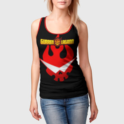 Женская майка 3D Логотип Гуррен - Лаганн - фото 2