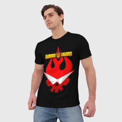 Мужская футболка 3D Логотип Гуррен - Лаганн - фото 2