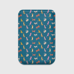 Картхолдер Magsafe магнитный Тигрята на темном фоне