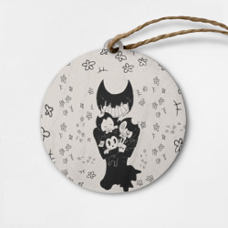 Деревянная игрушка круг Baby bendy bendy and the Ink machine