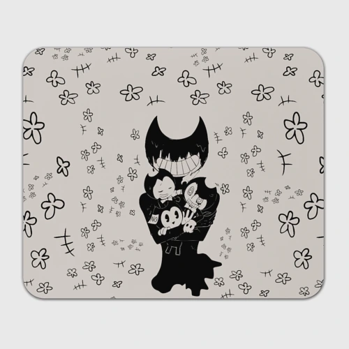 Прямоугольный коврик для мышки Baby bendy bendy and the Ink machine