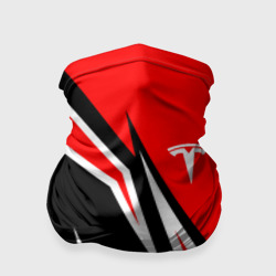 Бандана-труба 3D Tesla motors red line Тесла