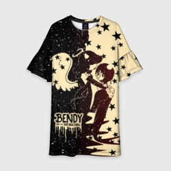 Детское платье 3D Констебль Алиса и Бенди Bendy