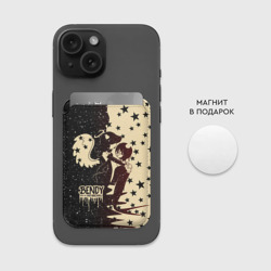 Картхолдер Magsafe магнитный Констебль Алиса и Бенди Bendy - фото 2