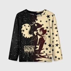 Детский лонгслив 3D Констебль Алиса и Бенди Bendy