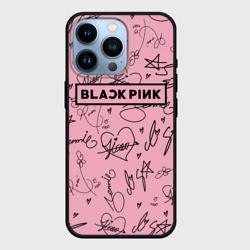 Blackpink автографы розовый Pink – Чехол для iPhone 14 Pro с принтом купить
