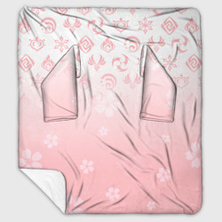 Плед с рукавами Геншин Импакт Япония сакура цветок