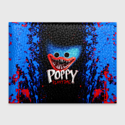 Обложка для студенческого билета Хаги Ваги монстр Poppy Playtime брызги красок