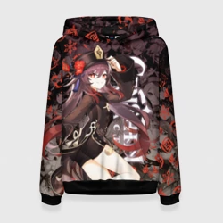 Женская толстовка 3D Ху Тао Геншин Импакт героиня Genshin Impact HU Tao