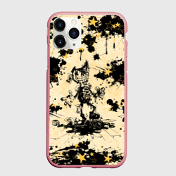 Чехол для iPhone 11 Pro Max матовый Клякса Бенди bendy and the Ink machine