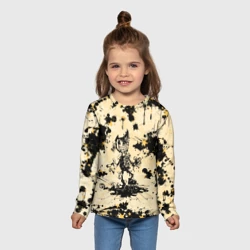 Детский лонгслив 3D Клякса Бенди bendy and the Ink machine - фото 2