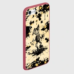 Чехол для iPhone 5/5S матовый Клякса Бенди bendy and the Ink machine - фото 2