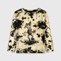 Детский лонгслив 3D Клякса Бенди bendy and the Ink machine