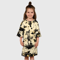 Детское платье 3D Клякса Бенди bendy and the Ink machine - фото 2