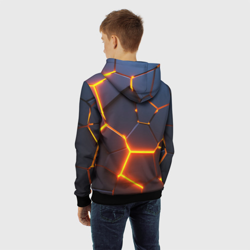 Детская толстовка 3D с принтом Огненный Крипер 3D плиты fire Creeper - картинка 7 Детская толстовка 3D Огненный Крипер 3D плиты fire Creeper - фото 7
