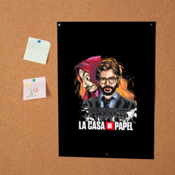 Постер Бумажный профессор LA Casa de Papel - фото 2
