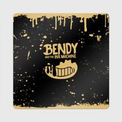 Магнит виниловый Квадрат Bendy and the Ink machine брызги красок