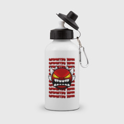 Бутылка спортивная Geometry Dash красный огненный демон