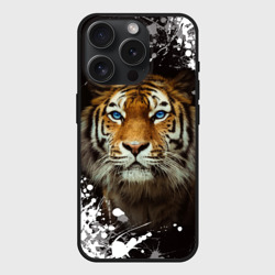 Чехол силиконовый для Apple iPhone 15 Pro матовый Год тигра/2022