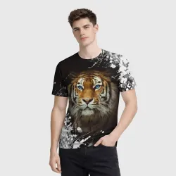 Мужская футболка 3D Год тигра/2022 - фото 2