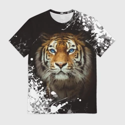 Мужская футболка 3D Год тигра/2022
