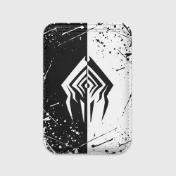 Картхолдер Magsafe магнитный Warframe Stalker black white Сталкер