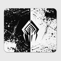 Прямоугольный коврик для мышки Warframe Stalker black white Сталкер