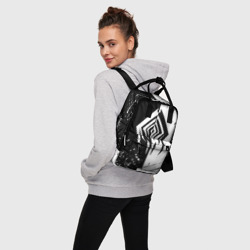 Сумка-рюкзак 3D Warframe Stalker black white Сталкер - фото 2